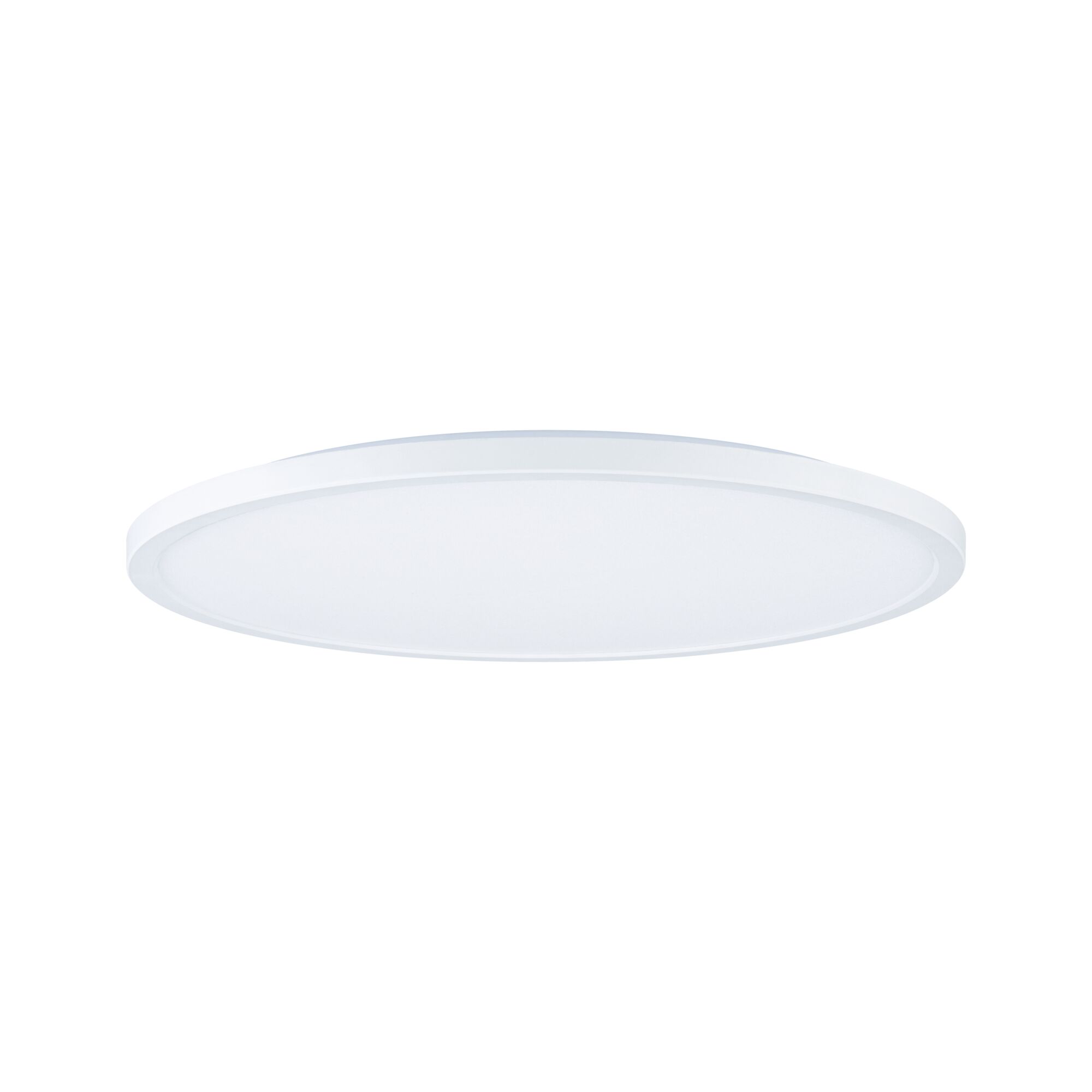 Rundt hvidt LED-loftpanel med plastikramme til energieeffektiv belysning