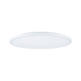 Rundt hvidt LED-loftpanel med plastikramme til energieeffektiv belysning