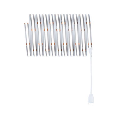 Bande LED blanche flexible avec câble de connexion pour solutions d'éclairage modernes.