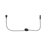 Schwarzes Stromkabel mit Schalter und Stecker für LED-Beleuchtungssysteme im Innenbereich