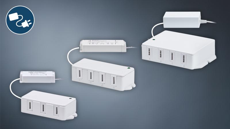 Paulmann Möbelleuchten Clever Connect zur Beleuchtung deiner Möbel Trafos für das Möbelleuchtensystem Clever Connect