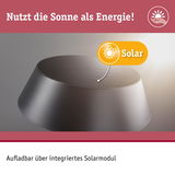 Schwarzes Gerät mit integriertem Solarmodul zur umweltfreundlichen Energiegewinnung