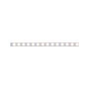 Long LED light strip with warm white light and transparent casing for modern room lighting