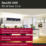 Kit LED MaxLED 1000 1,5 m pour éclairage de meubles et pièces dans cuisine moderne