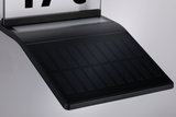 Black plastic solar panel with rectangular cells for sustainable energy generation