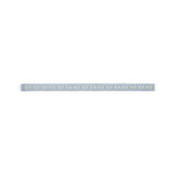 Long LED light strip with white LEDs and transparent casing for versatile lighting solutions