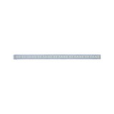 Long LED light strip with white LEDs and transparent casing for versatile lighting solutions