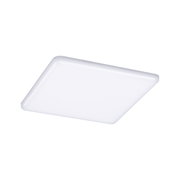 Weißes quadratisches LED-Deckenpanel mit abgerundeten Ecken für moderne Raumbeleuchtung