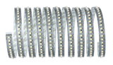 Flexibele LED-strip met warmwitte diodes op zilveren printplaat voor moderne verlichting