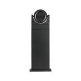 Applique extérieure noire en aluminium avec tête ronde réglable pour éclairage de jardin