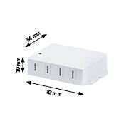 Clever Connect Boîtier de connexion Box Smart Home Zigbee 3.0 Tunable White Tunable White Blanc