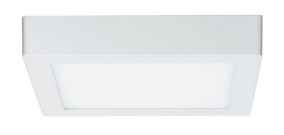 Quadratische weiße LED-Deckenleuchte aus Kunststoff für moderne Innenbeleuchtung