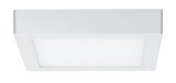 Plafonnier LED carré blanc en plastique pour éclairage intérieur moderne