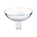 Reflektierende GU10 LED-Lampe mit silberner Oberfläche für energiesparende Beleuchtung