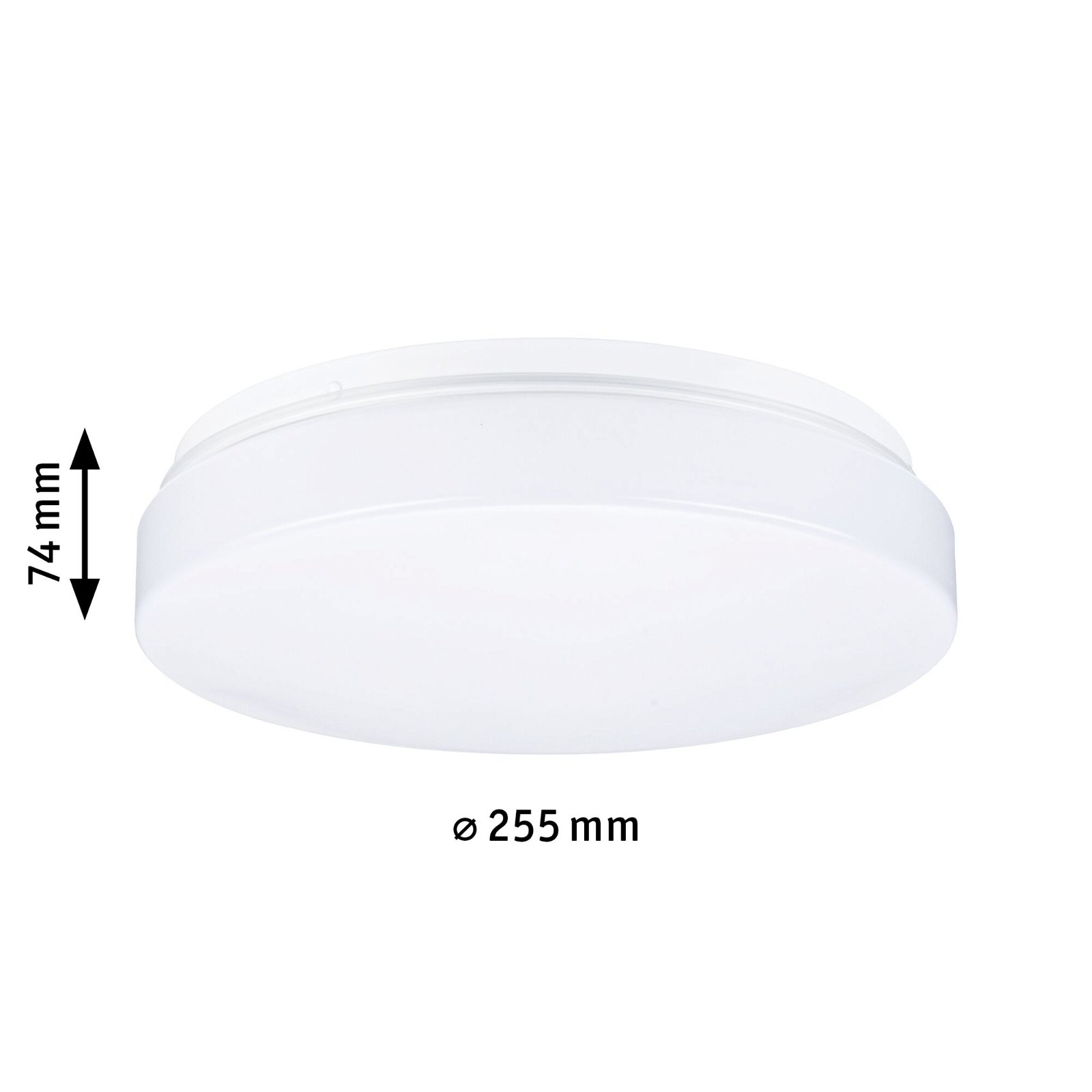 Ceiling luminaire Axin IP44 E27 230V max. 18W dimmable White