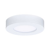 Plafonnier LED rond en plastique blanc avec éclairage économique pour espaces de vie