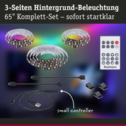 65 Zoll LED Hintergrundbeleuchtung Komplett-Set mit Fernbedienung und Kabeln für TV Beleuchtung