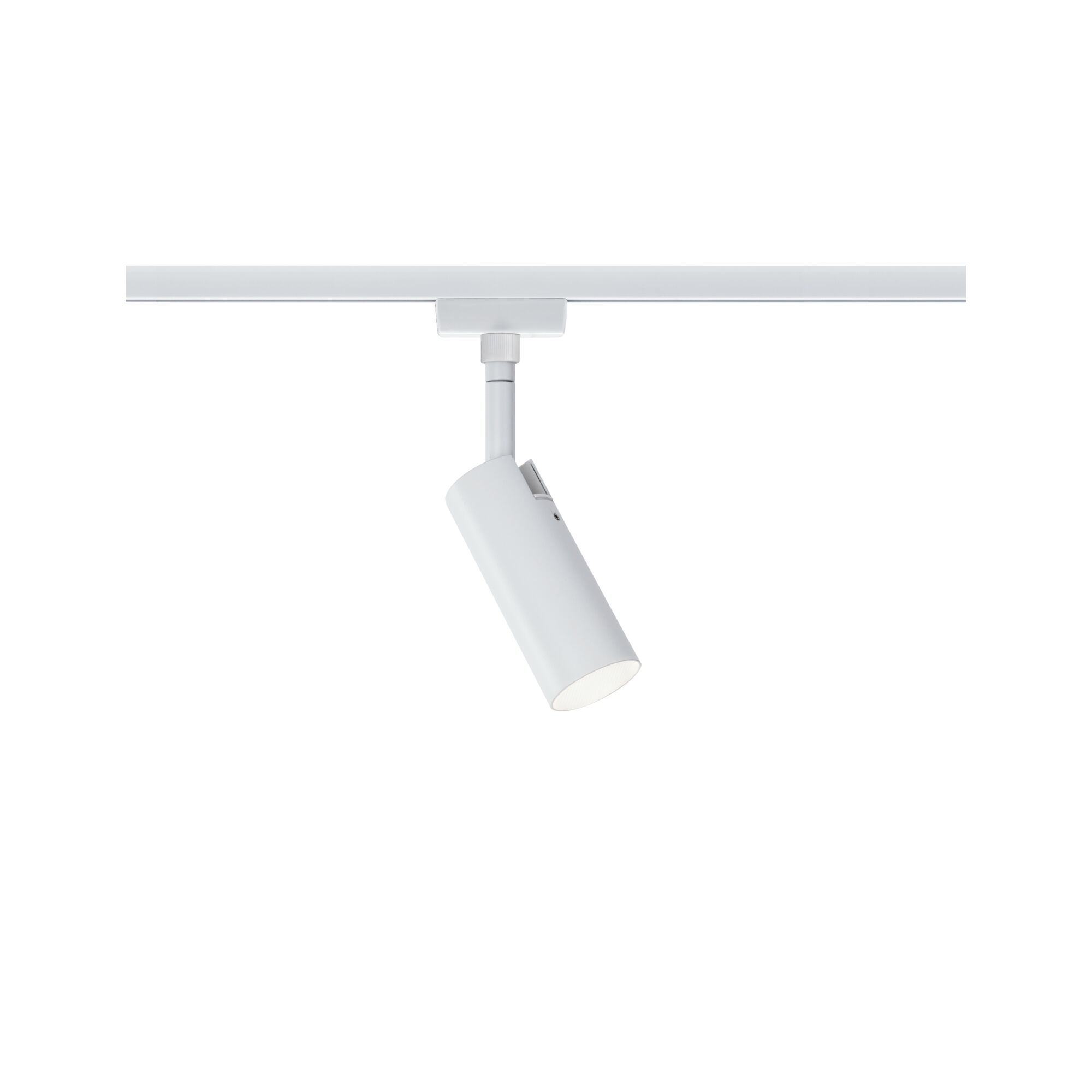 URail Railspot Tubo Losse spot 250lm 4,5W 3000K 230V Wit Moderne witte metalen LED-spot voor railsystemen, perfect voor accentverlichting binnenshuis