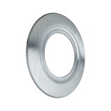 Anneau encastré rond en acier inoxydable brossé argenté pour éclairage LED