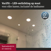 Witte LED inbouwspots met IP44 bescherming voor vochtige ruimtes zoals badkamers