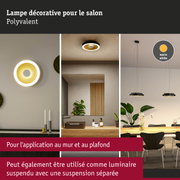 Lampe décorative pour salon avec lumière blanc chaud, polyvalente pour mur ou plafond