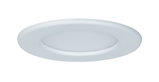 Round white LED recessed panel made of plastic for energy-saving ceiling lighting