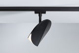 Schwarze LED-Schienenleuchte aus Metall mit modernem Design für flexible Raumbeleuchtung