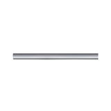 Schlanke Aluminium-LED-Leiste in Silber für moderne Beleuchtungslösungen im Innenbereich