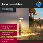 Moderne Außenleuchte mit seewasserresistenter Oberfläche aus hochwertigem Material für Gartenwege.