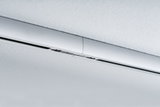 Modern silver aluminum ceiling spotlight with slim design for efficient room lighting