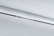 Modern silver aluminum ceiling spotlight with slim design for efficient room lighting