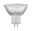 Low voltage reflector Juwel GU5,3 12V 230lm 3W 2700K Silver Clear glass reflector bulb with two metal pins, energy-saving LED light