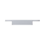 Moderne weiße LED-Deckenleuchte aus Metall mit rechteckigem Design für Wohnräume