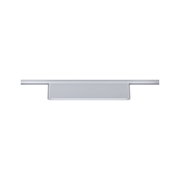 Modern white metal LED ceiling light with rectangular design for living spaces