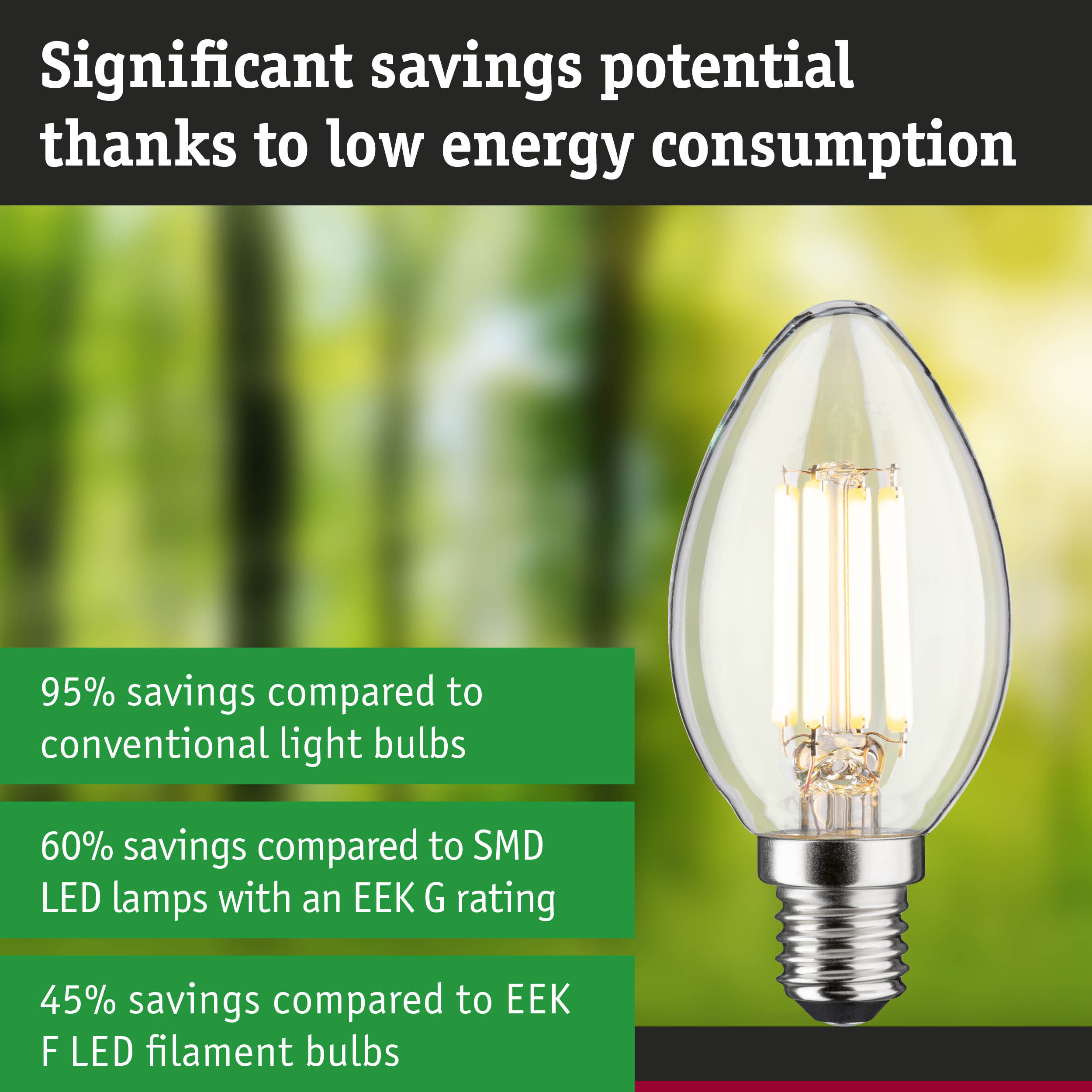 Energy-saving clear glass LED bulb with silver base for eco-friendly lighting and low power use