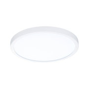 Runde weiße LED-Deckenleuchte mit schlichtem Design für moderne Wohnräume und energiesparende Beleuchtung