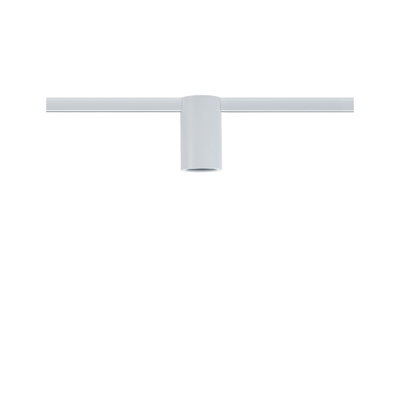 Moderner weißer LED-Strahler aus Metall für Schienensysteme, ideal für flexible Raumbeleuchtung