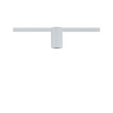 Moderner weißer LED-Strahler aus Metall für Schienensysteme, ideal für flexible Raumbeleuchtung