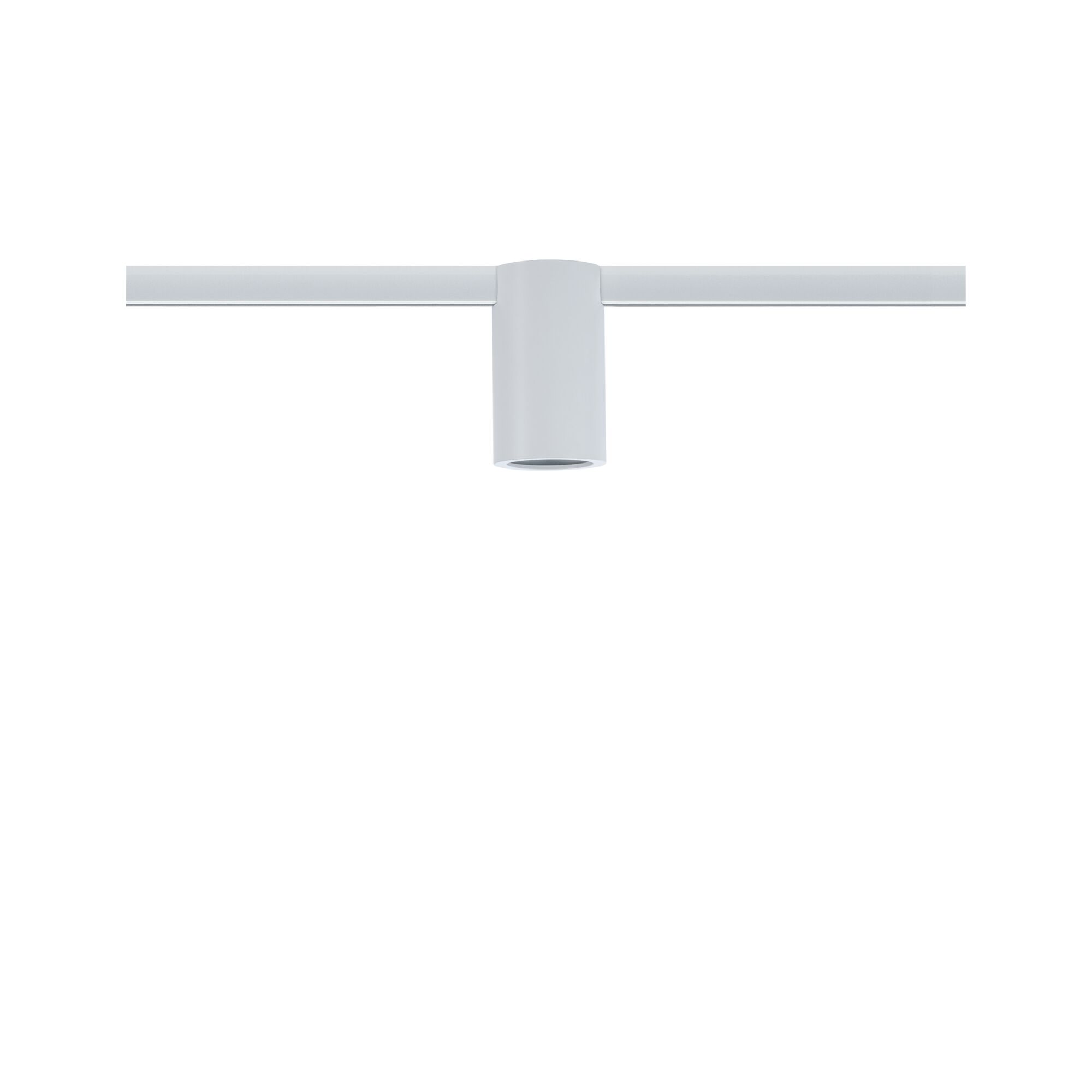 Moderne witte metalen LED-spot voor railsystemen, ideaal voor flexibele kamerverlichting