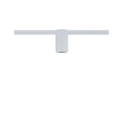 Moderner weißer LED-Strahler aus Metall für Schienensysteme, ideal für flexible Raumbeleuchtung