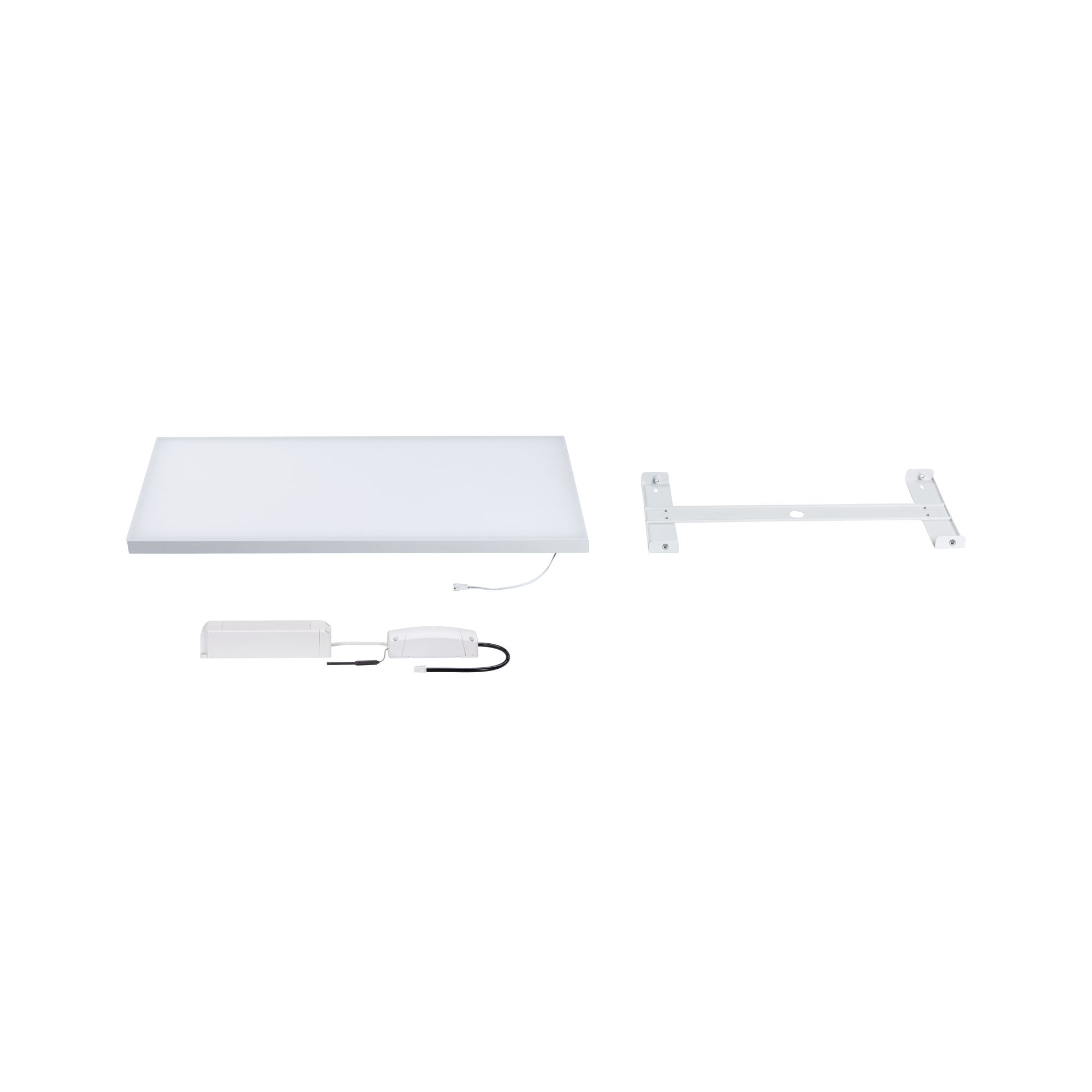 Wit LED-paneel met montagesteun en voeding voor moderne plafondverlichting