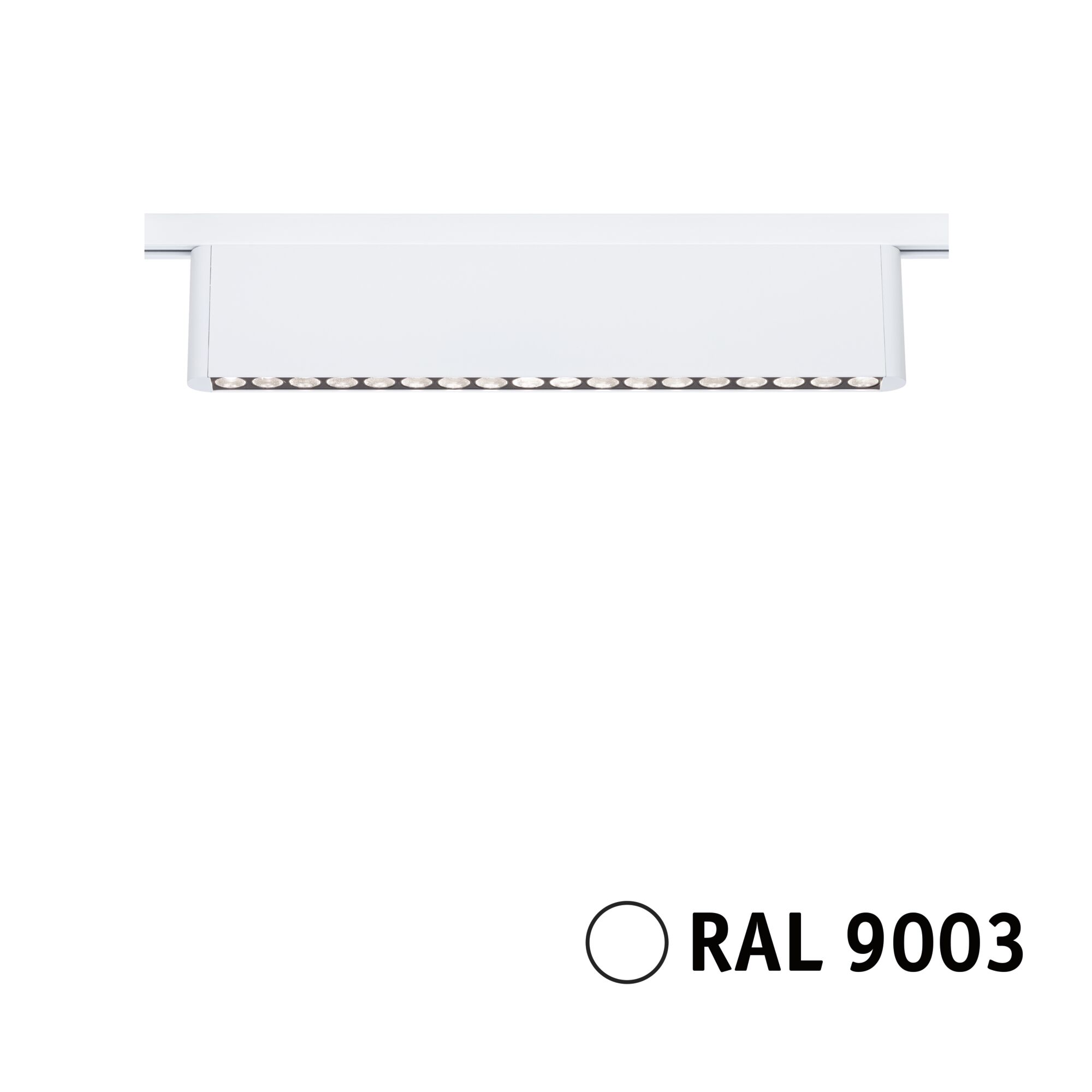 URail Lightbar 3-Step-Dim Zelos 1100lm 10W 4000K dæmpbar 230V Signal hvid Moderne hvid metal LED-skinne spotlight med flere lyskilder til indendørs belysning