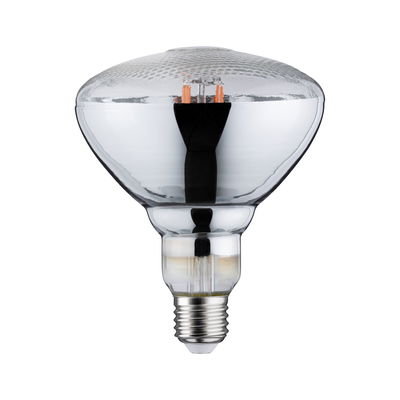 Reflektierende LED-Lampe mit E27-Fassung und klarem Glas für energiesparende Beleuchtung