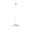 Selection Bathroom LED Pendant luminaire Luena IP44 3000K 600lm 11,5W Glass/Chrome Modern pendant light in chrome with white acrylic shade for elegant room lighting
