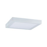 Square white LED ceiling light with matte frame for modern indoor lighting solutions