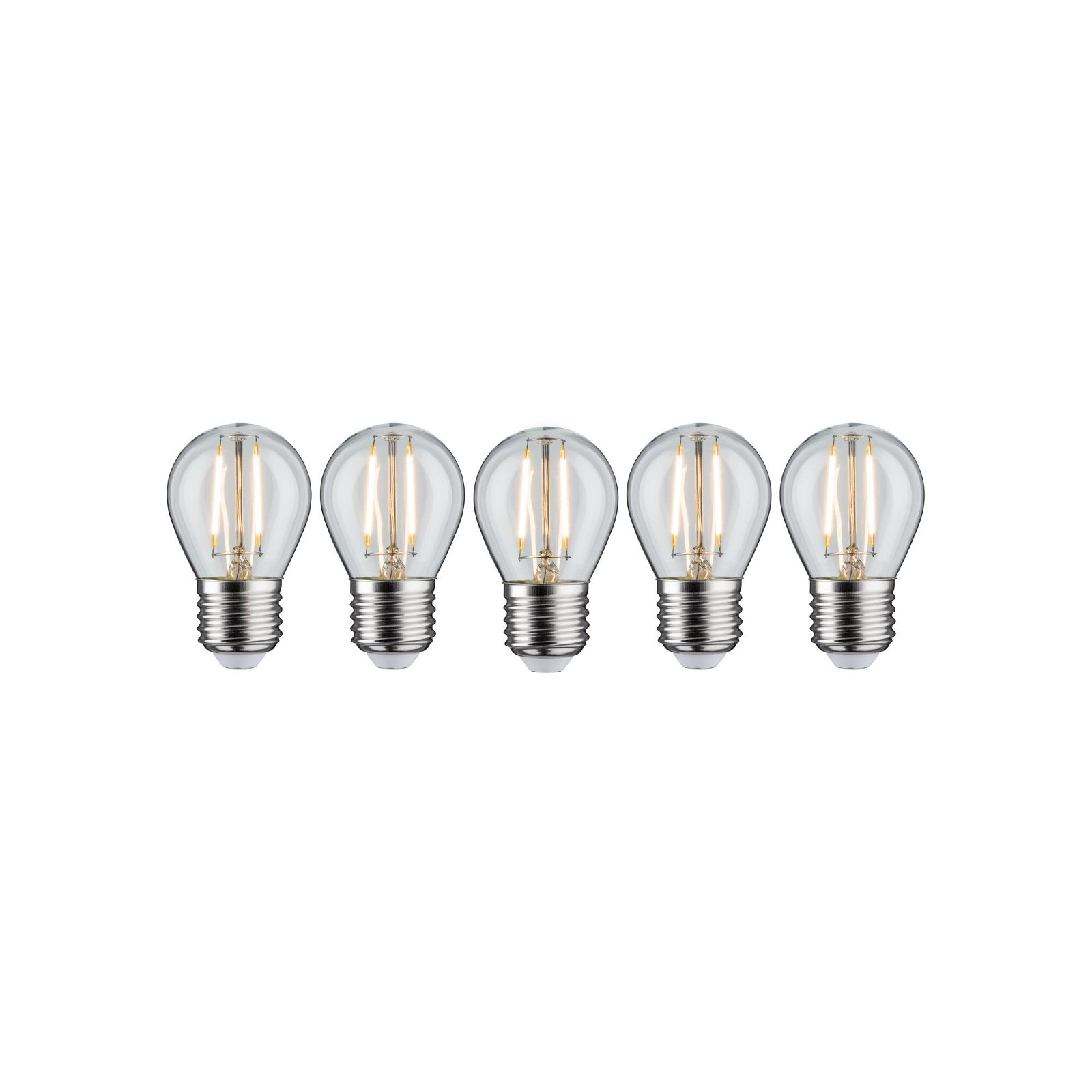 Filament Bundle LED Drop Crown E27 230V 5x250lm 5x2,6W 2700K clear