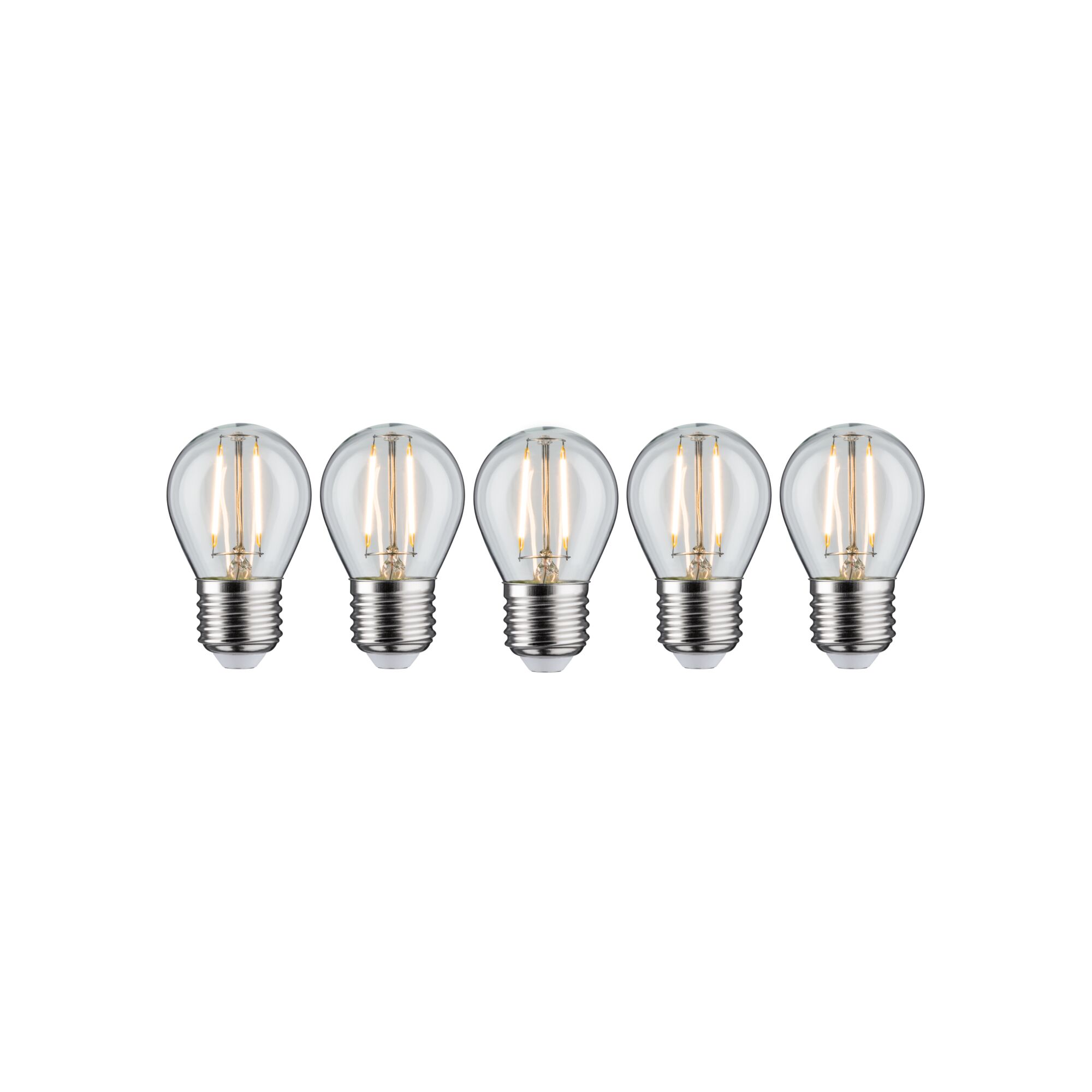 Filament Bundle LED Drop Crown E27 230V 5x250lm 5x2,6W 2700K clear