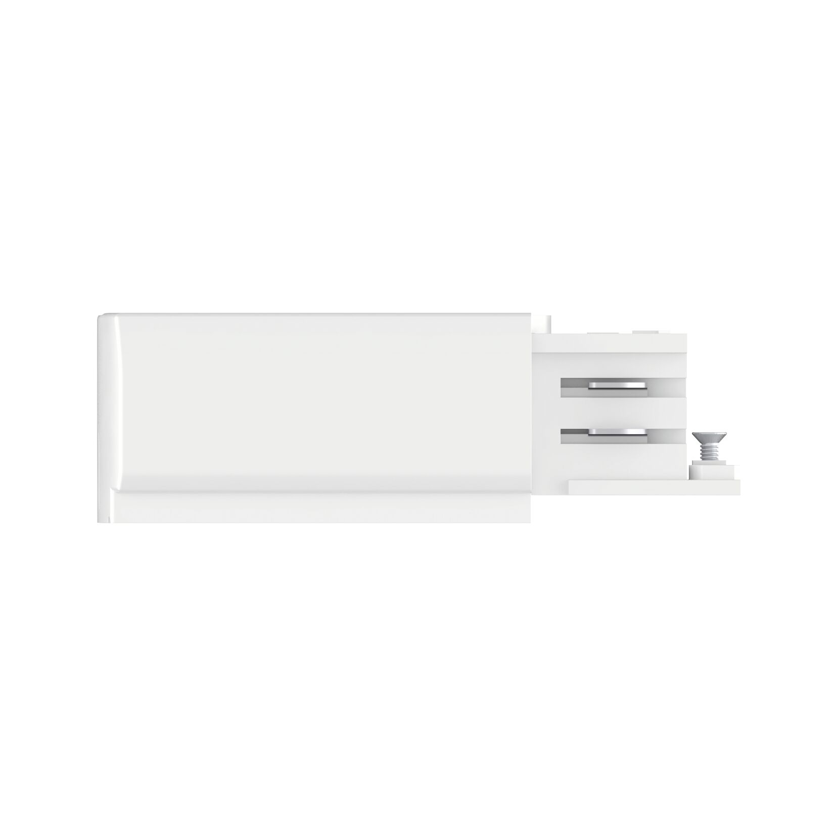 Weißes Kunststoff-Gehäuse mit Schraubklemme für elektrische Verbindungen, LED Zubehör