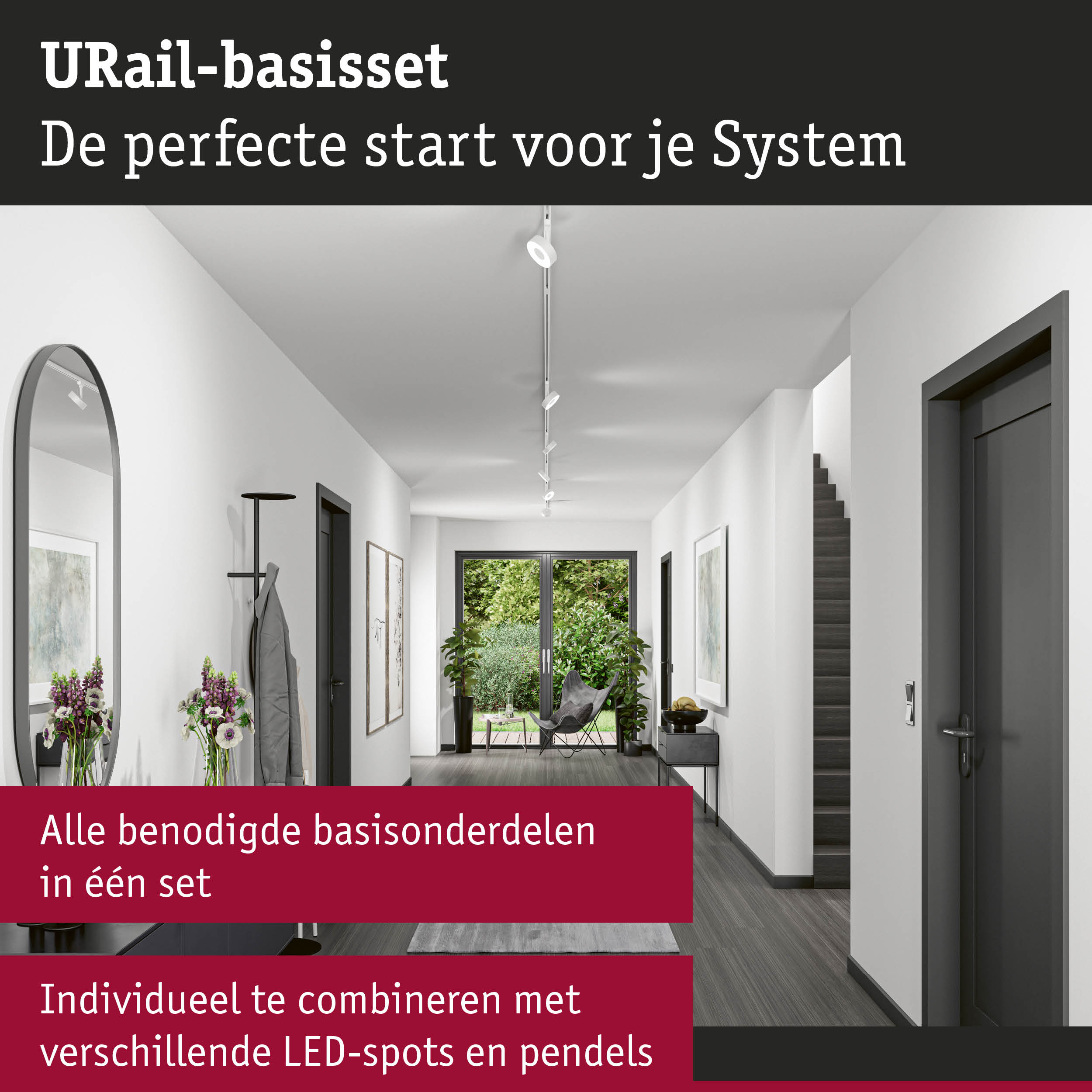 URail Rail Basisset 230V Signaalwit