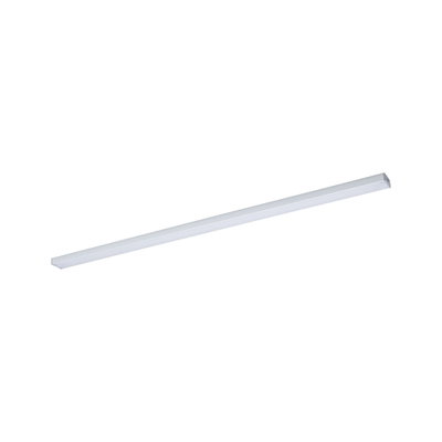 Slanke witte LED-plafondlamp van kunststof voor moderne binnenverlichting en energiezuinige verlichting.